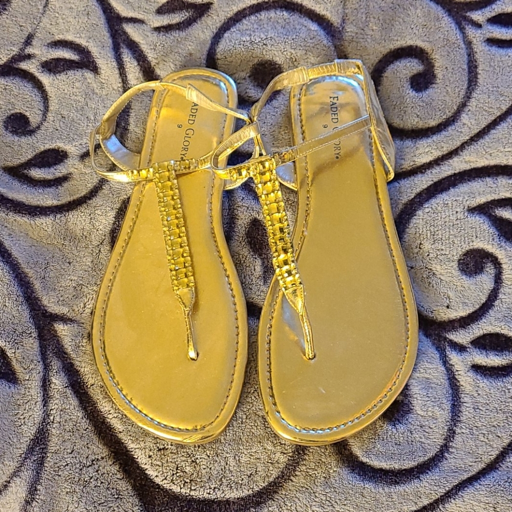 Gold Sandals